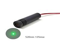 12x50mm 520nm 135mw 12v24v Wide Voltage High Power External Focal Green Laser Module